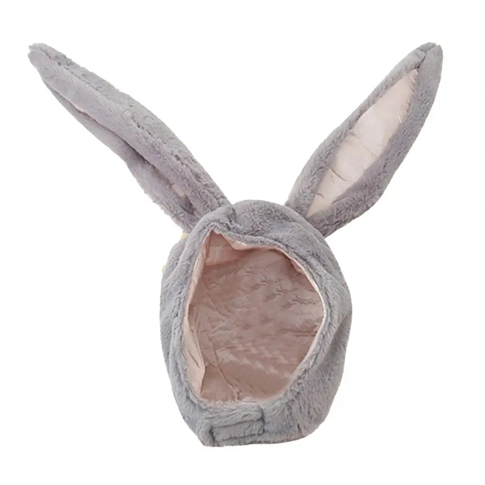 

Women Bunny Ears Headband Protective Warm Headgear Funny Selfie Photography Props Women Girls Long Cap Plush Rabbit Ears Hat