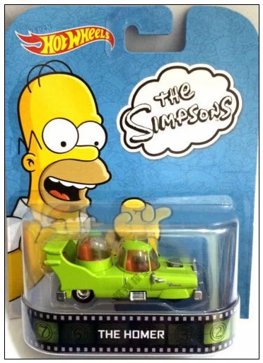 

Hot Wheels 1:64 Автомобиль, Гомер, коллекционная версия, металлическая форма, модель автомобиля, коллекция, детская игрушка, подарки