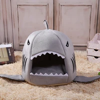 cool shark shaped pet beds for small dogs warm soft puppy house pet sleeping bag dog kennel beds cat house nest mat pet products