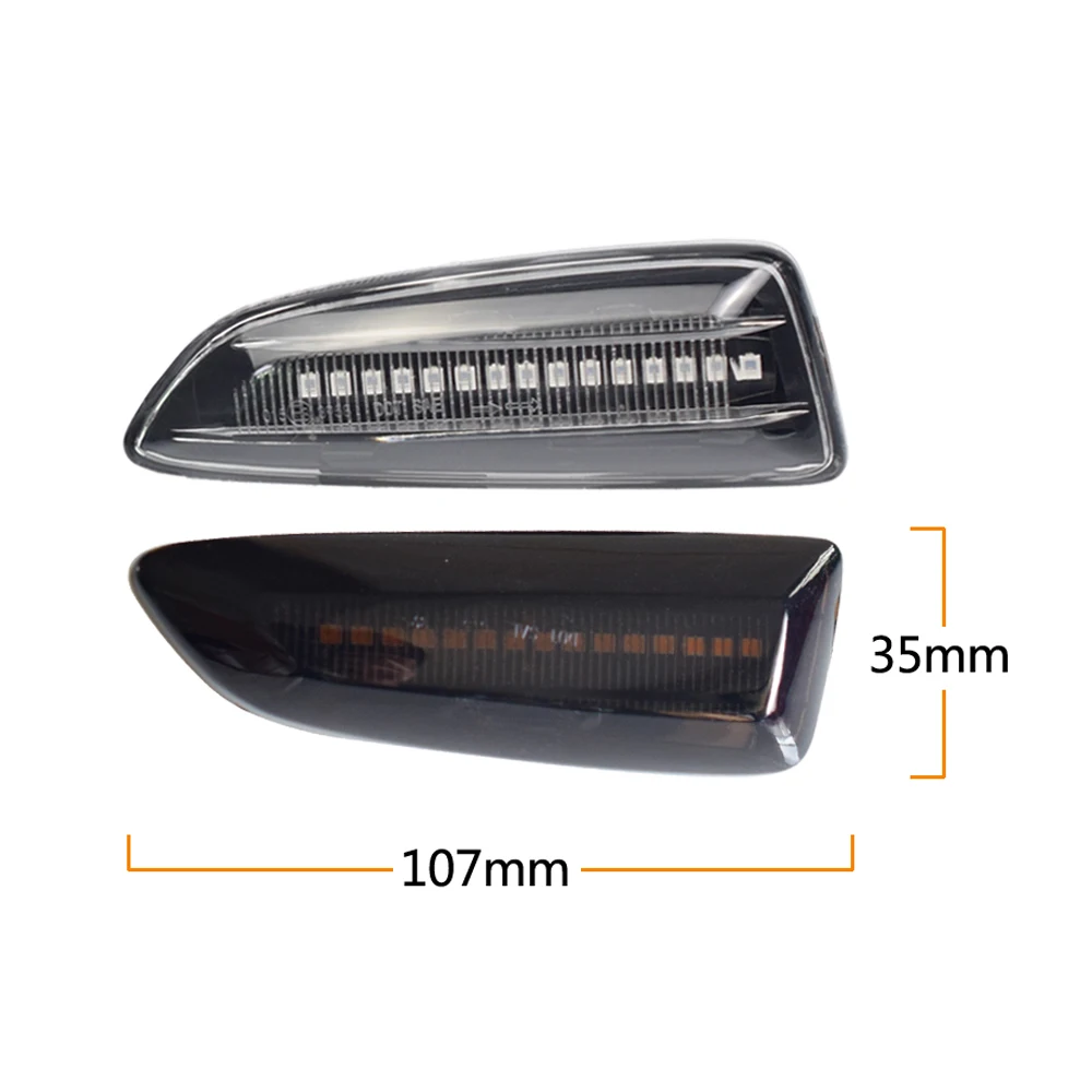 LED Flowing Water Dynamic Turn Signal Side Marker Light Indicator Blinker For Opel Astra J K Insignia B Grandland X Zafira C | Автомобили
