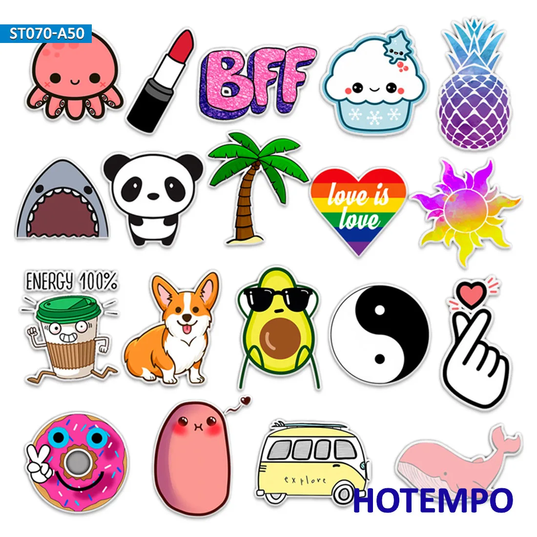50 шт. милые свежие девушки арт стиль наклейки s Kawaii аниме пляж граффити Наклейка Письмо дневник в стиле Скрапбукинг Канцелярские принадлежности Pegatinas