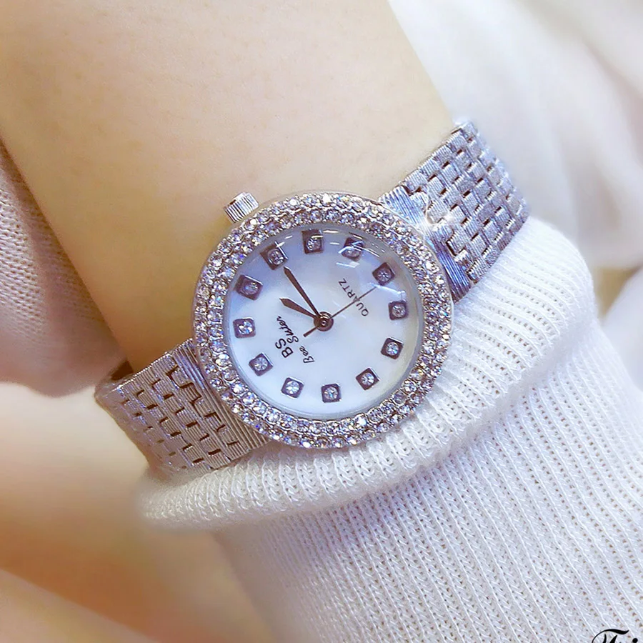 

Reloj Mujer новые женские часы Роскошные блестящие бриллиантовые Элегантные платья Кварцевые часы водонепроницаемые женские наручные часы жен...