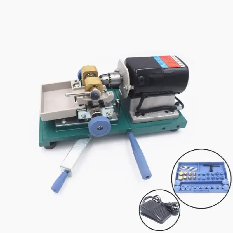 220V 280W 60Hz Pearl Drilling Holing Machine Driller Bead Jewelry Punch Engraving Engraver Machine Tool Full Set