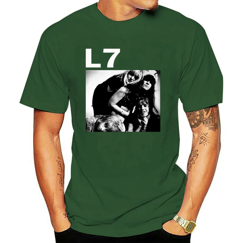 

L7 Mens Shove T Shirt Black