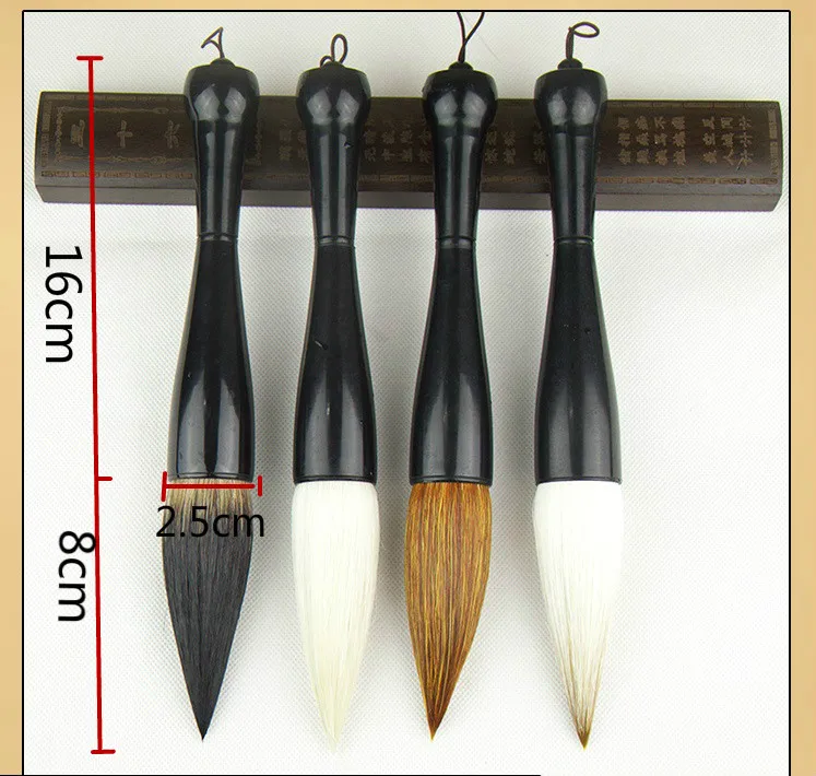 

Chinese Calligraphy Brush Hopper-shaped Oversized Painting Writing Brush Woolen Weasel Hair Brush Pen Caligrafia Tinta China