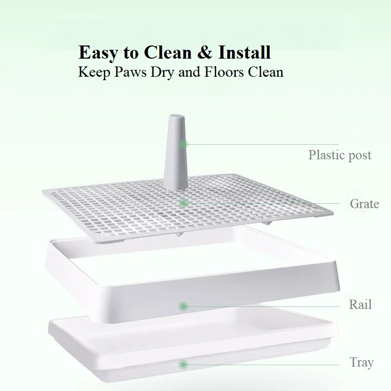 Горшок для собак и щенков горшок домашних с защитной стенкой на каждой стороне