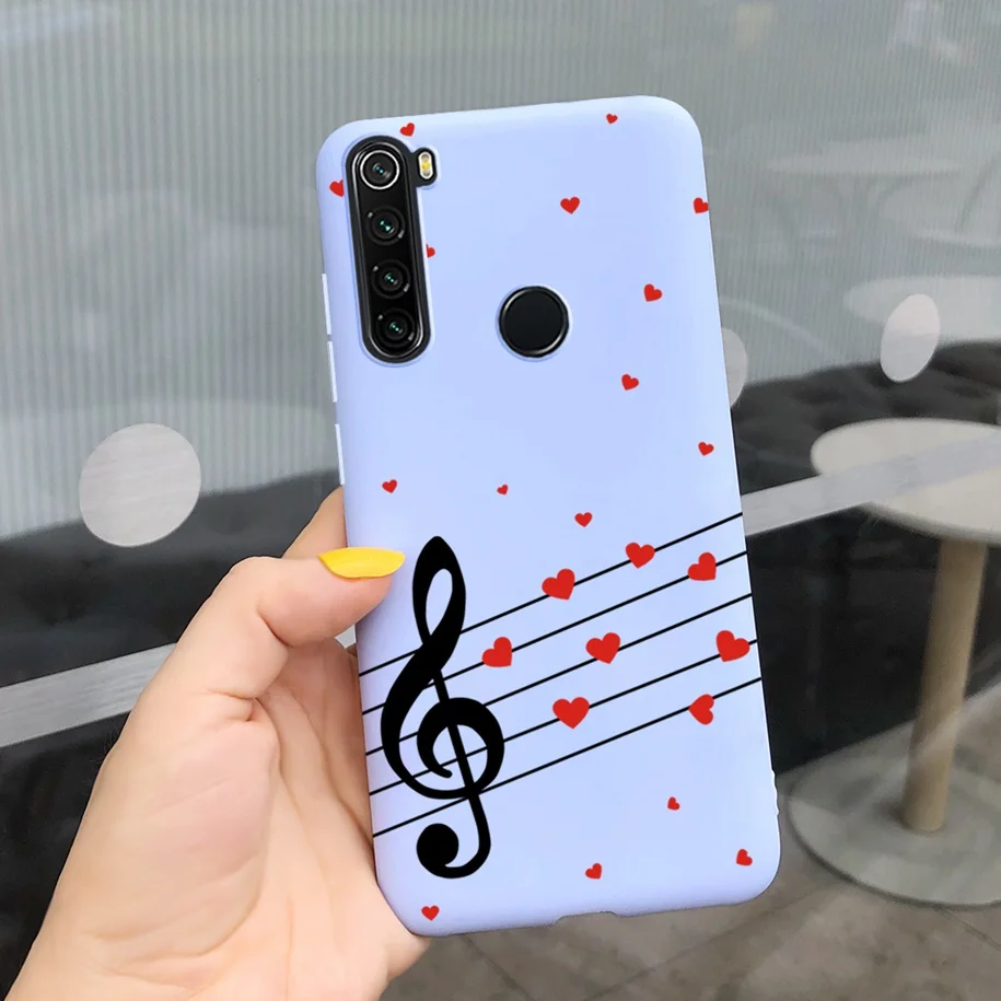 xiaomi leather case color Redmi Note 8 Ốp Lưng Điện Thoại Dễ Thương Mèo Hoạt Hình Ốp Lưng Dành Cho Xiaomi Redmi Note 8 Pro Trường Hợp Note8 8 T 8Pro 8 T Silicone Mềm Coque xiaomi leather case chain