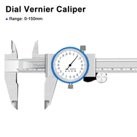 dial vernier calipers 150mm 0 02mm 200 300 mm stainless steel shockproof measurement micrometer gauging tools 6 inch instruments