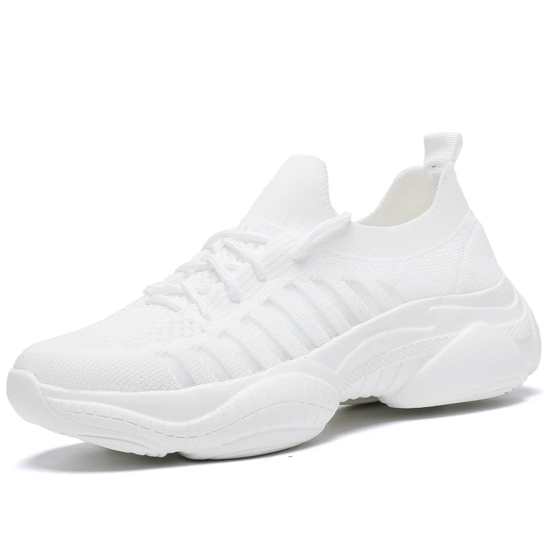 

2021 New Tennis Shoes for Women Outdoor Comfy Sports Mother Light Soft Brand Sneakers Lady Fitness High Top Jogging Trainers