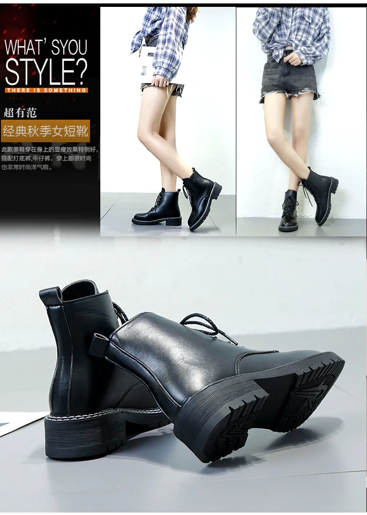 Bootee/ г.; женские ботинки до середины икры с круглым носком; женская обувь; ботинки на низком каблуке со шнуровкой; роскошные дизайнерские зимние сапоги на резиновой подошве
