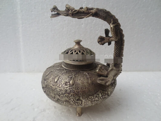 WBY 517 + украшение дома китайская династия Мин Xuande серебро курильница