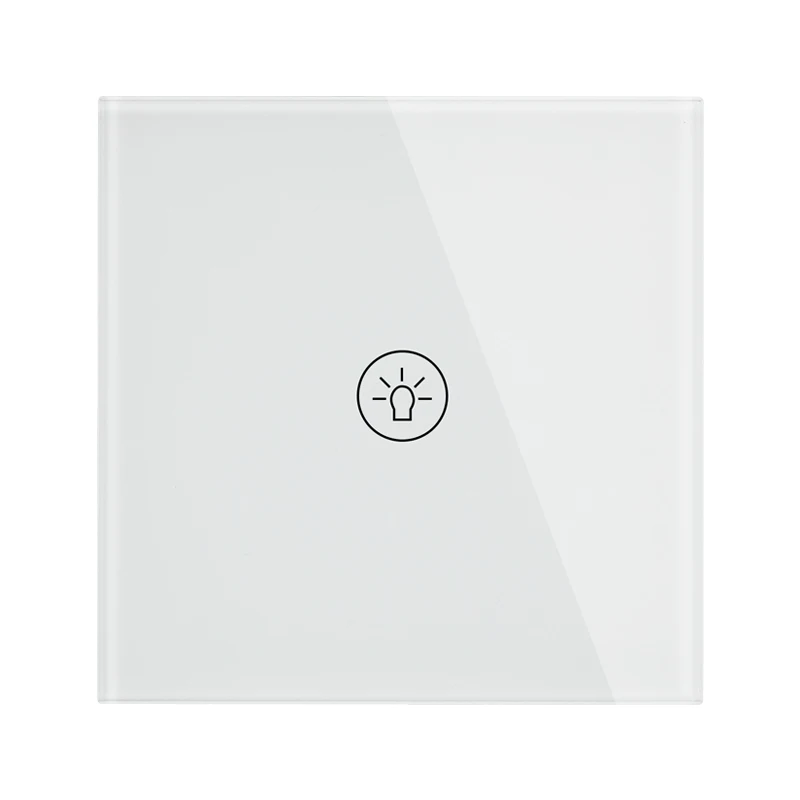 Настенный сенсорный выключатель стандарта ЕС панель из хрустального стекла 1