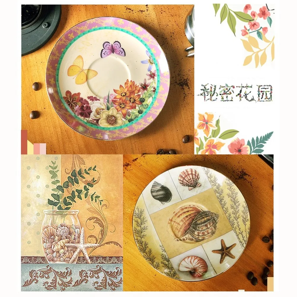 Европейский стиль восстанавливающая старинная фарфоровая кофейная чашка посуда