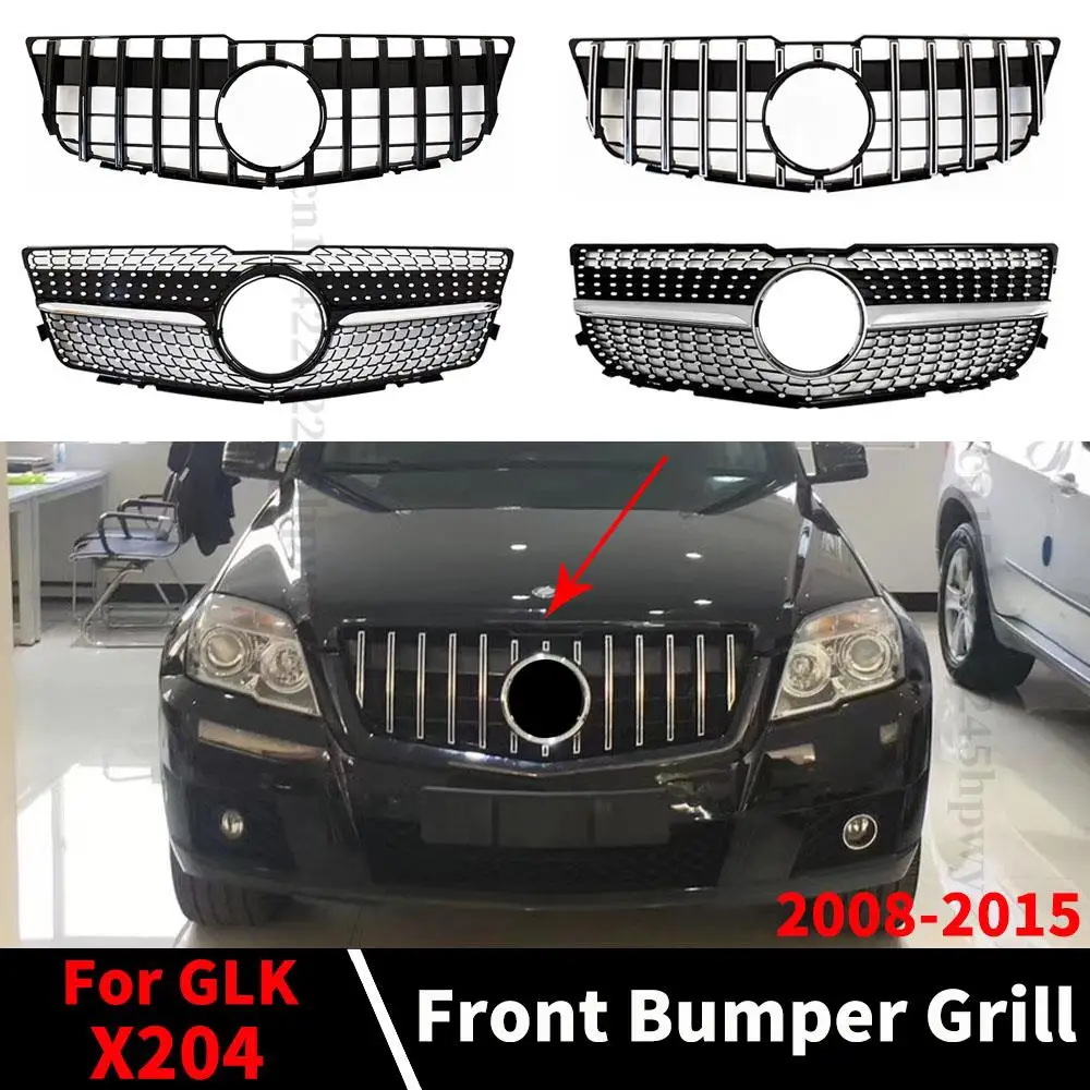 Сменный спортивный передний бампер Facelift решетка для гоночного гриля Mercedes Benz GLK X204
