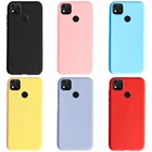 Яркие разноцветные силиконовые чехлы для Xiaomi Redmi 9C NFC 9AT, простой мягкий чехол из ТПУ, противоударный чехол для Redmi 9AT 9T, бампер NFC