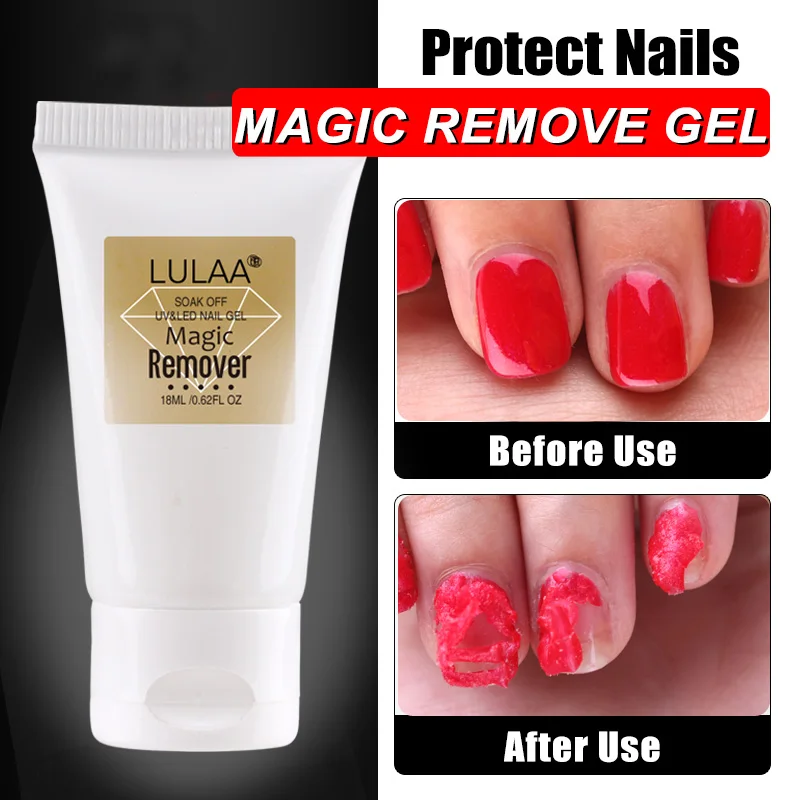 LULAA высококачественный гель для ногтей/Средство удаления лака средство магии