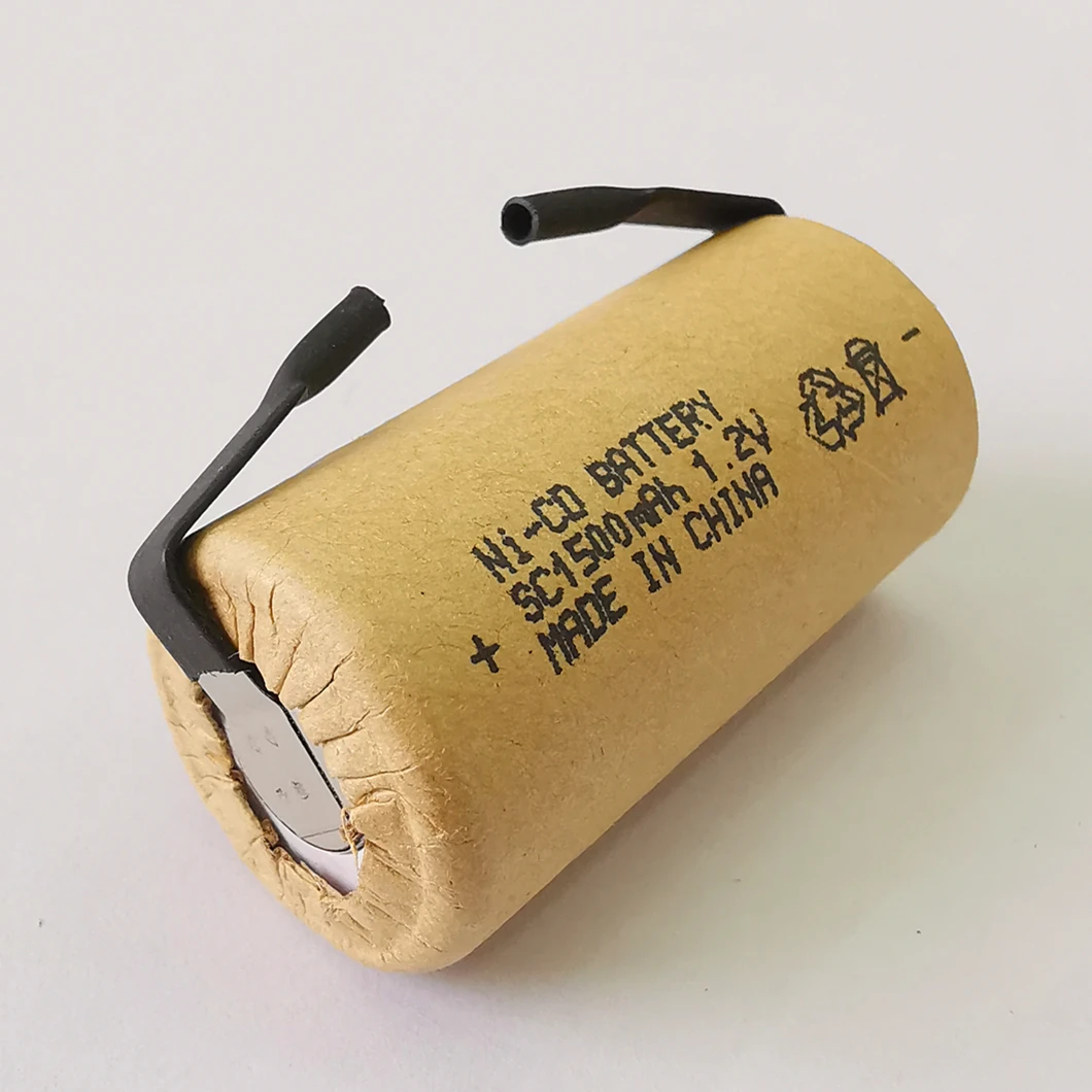 Реальная емкость 2 шт 1 V Ni-CD SC1500mAh аккумуляторы высокой мощности 10C с вкладками