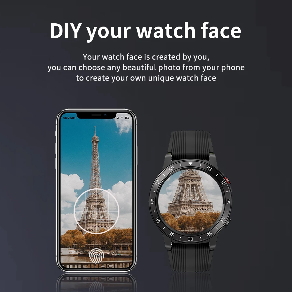 

GPS Smartwatch Men With SIM Card Fitness Compass Barometer Altitude M5 Mi Smart Watch Men Women 2021 for Android Xiaomi