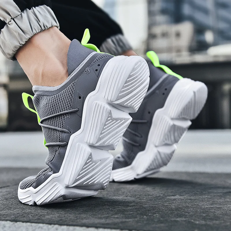 

Luxury Men Casual Shoes Light Sneakers Male Plus Size 46 Adult Sport Trainers Mesh Chaussure Homme High Quality Zapatillas 2020