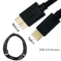 0 5m 1m 1 8m usb 3 1 type c to usb 3 0 micro b cable male connector fast data sync cord for macbook external hard drive disk pc