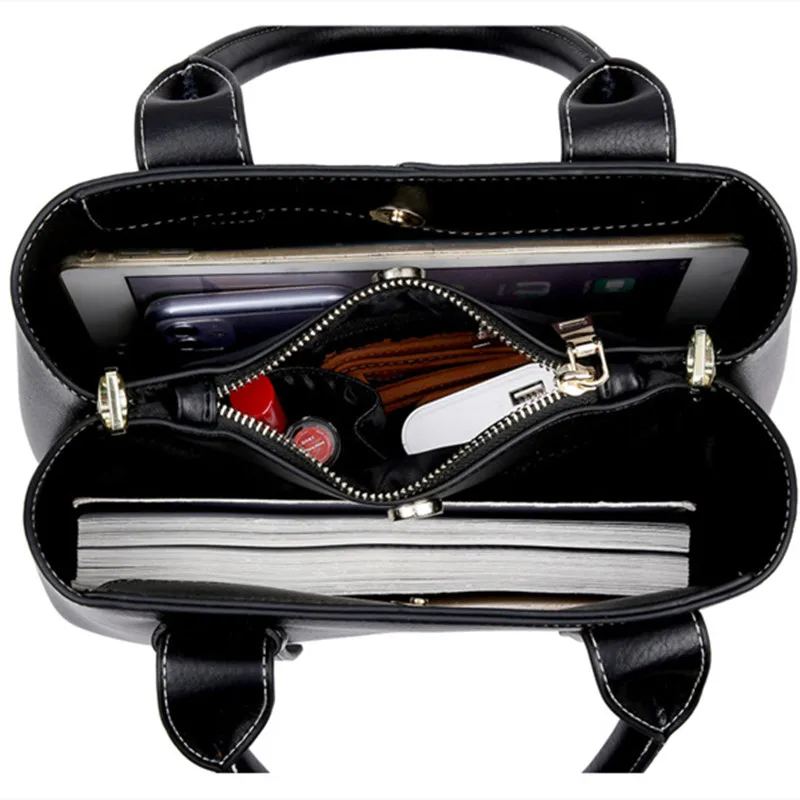 

Large-capacity Women Tote Bags 2021 New Fashionable Shoulder Bags Genuine Leather Messenger Bag Luxury Brand Handbags Sac A Main