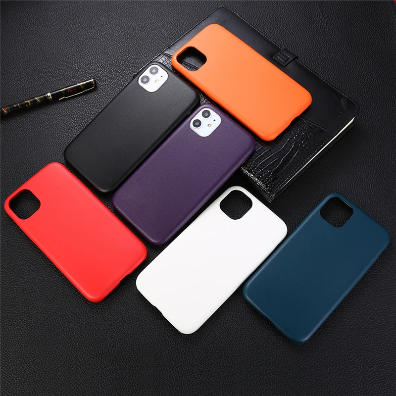 Оригинальный кожаный чехол для телефона iPhone 6 plus 7 8 xs Xsmax Xr 11/11Pro/11Promax se2 охлаждающий