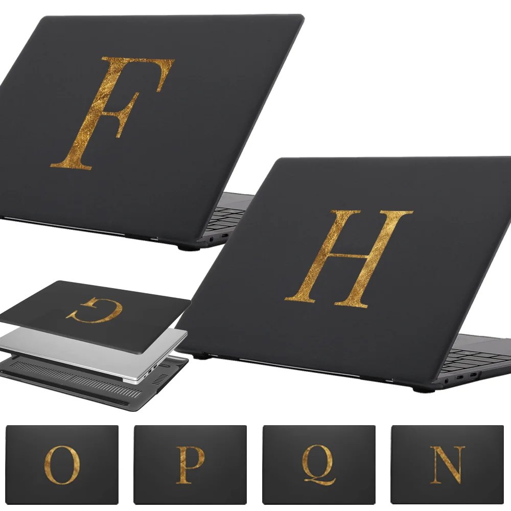 

For Huawei MateBook D14/D15/13/14/Honor MagicBook 14 15/Pro 16.1 Laptop Case Initial Name Hard Shell for MateBook X 2020