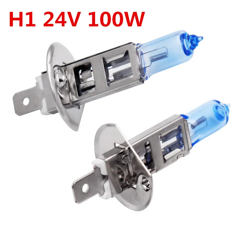 2 шт. H3 100W супер яркий белый 24V туман светильник s галогеновые лампы для фар