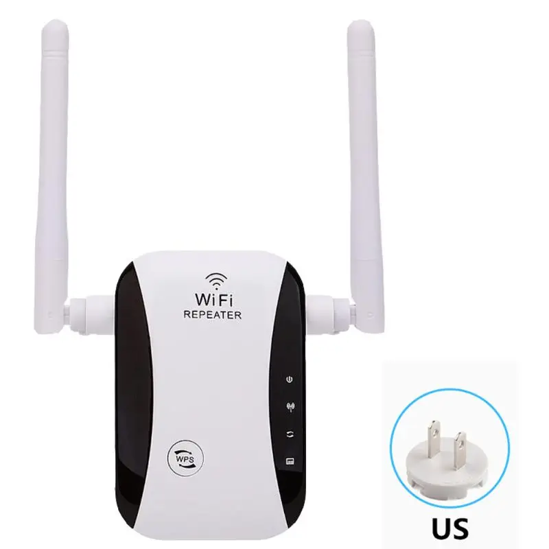 WiFi Repeater US UK EU AU Plug Range Extender 2.4GHz High Speed Booster