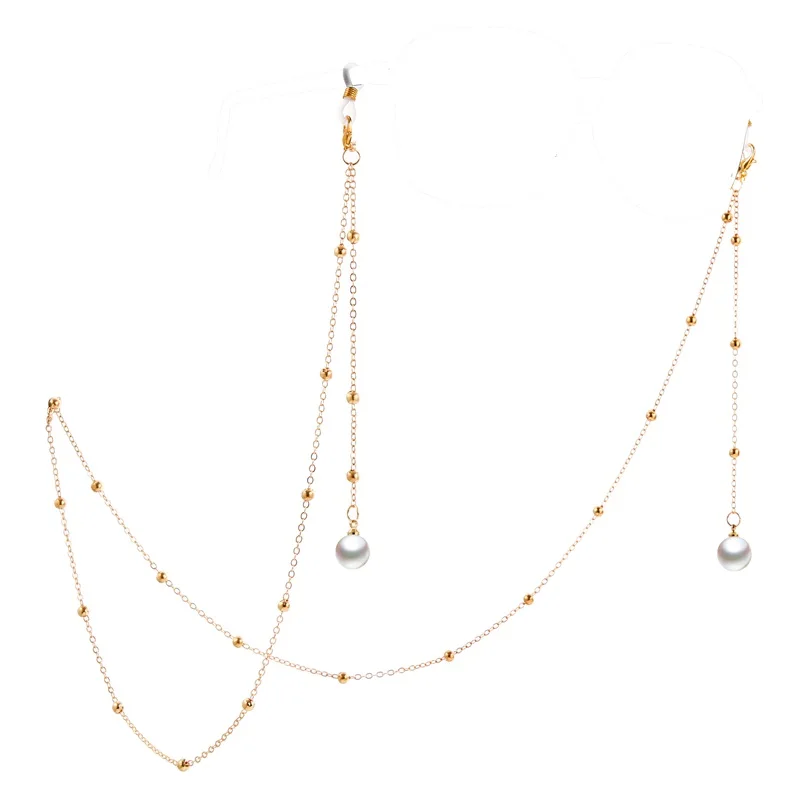 

VKME Fashion Pearl Pendant Mask Glasses Chains Lanyards For Women Eyeglasses Cord Lanyard Neck Strap Lanyard Necklace Jewelry