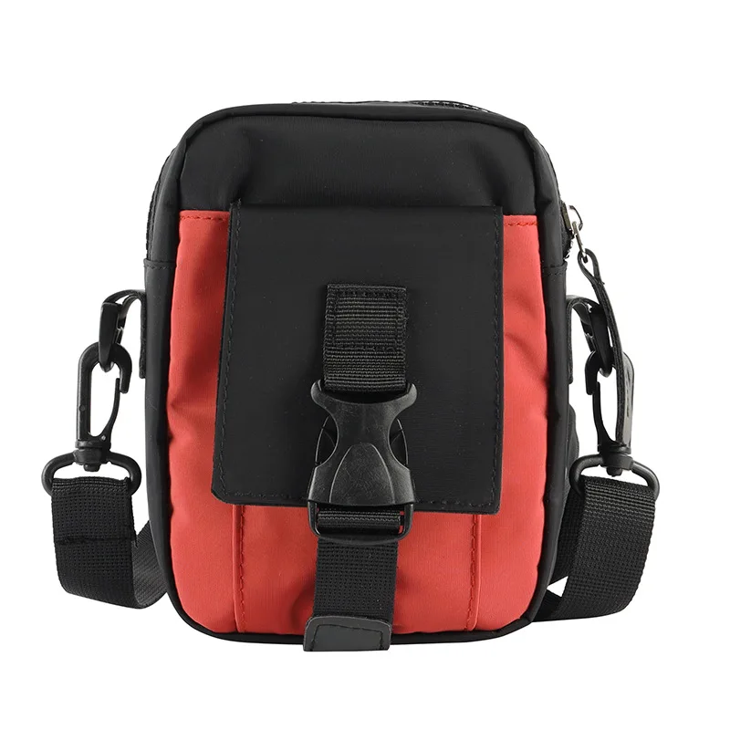 

Korean street tide brand Hong Kong style retro bag male ins student canvas tooling messenger bag cool shoulder bag simple