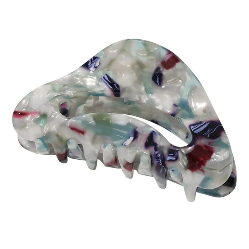 Новинка 2022 зажим для волос в виде черепаховой ракушки Асимметричный