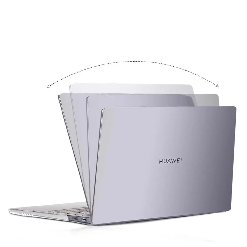 Для HUAWEI MateBook X Pro 2019 13 9/MateBook 14 /D14 D15 прозрачный матовый жесткий чехол для ноутбука с
