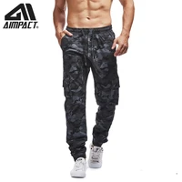 aimpact mens chino jogger pants casual fitted cotton camo twill jogging trouser am5315
