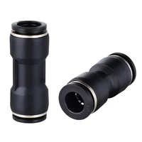 pu pg black pneumatic quick coupling trachea quick coupling in line air hose air compressor quick coupling 4 12mm good quality