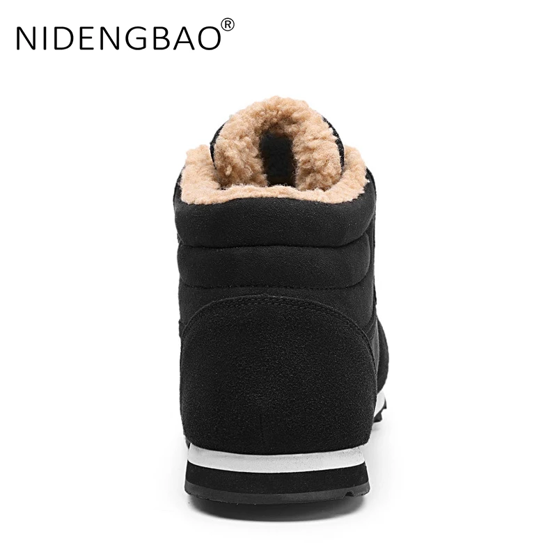 Обувь унисекс Женская и мужская зимняя обувь Мужские кожаные зимние ботинки для