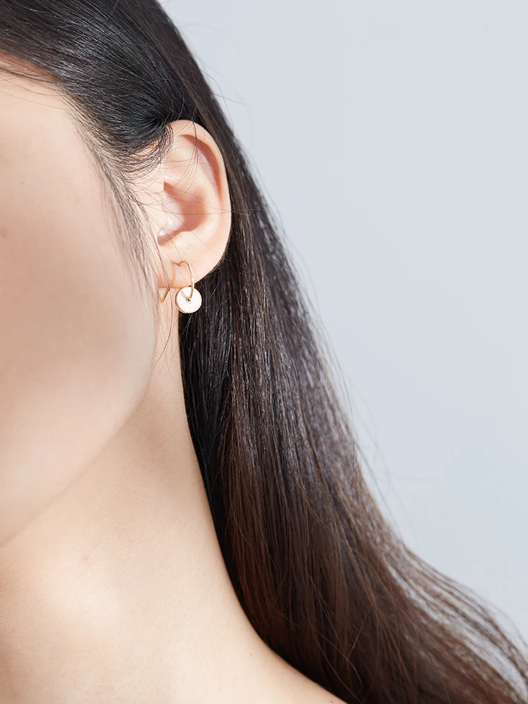 

LEKANI Famous Brand 925 Sterling Silver Earrings For Women Unique Design Style Drop Earrings Friends Party Fashion Jewelry Hot