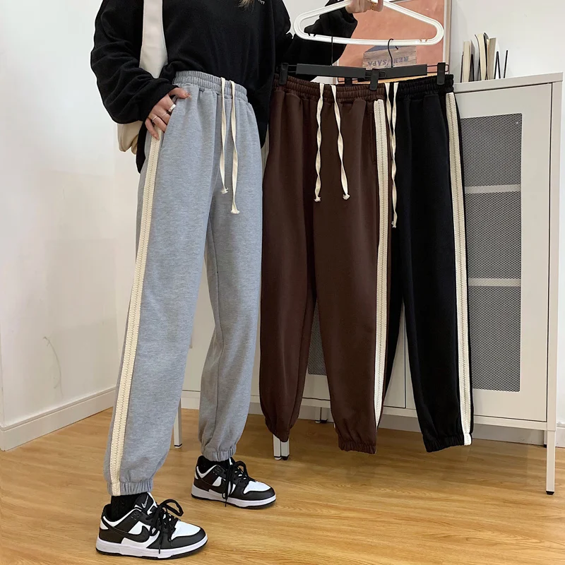 

2021 Autumn New Sports Pants Female Korean Style