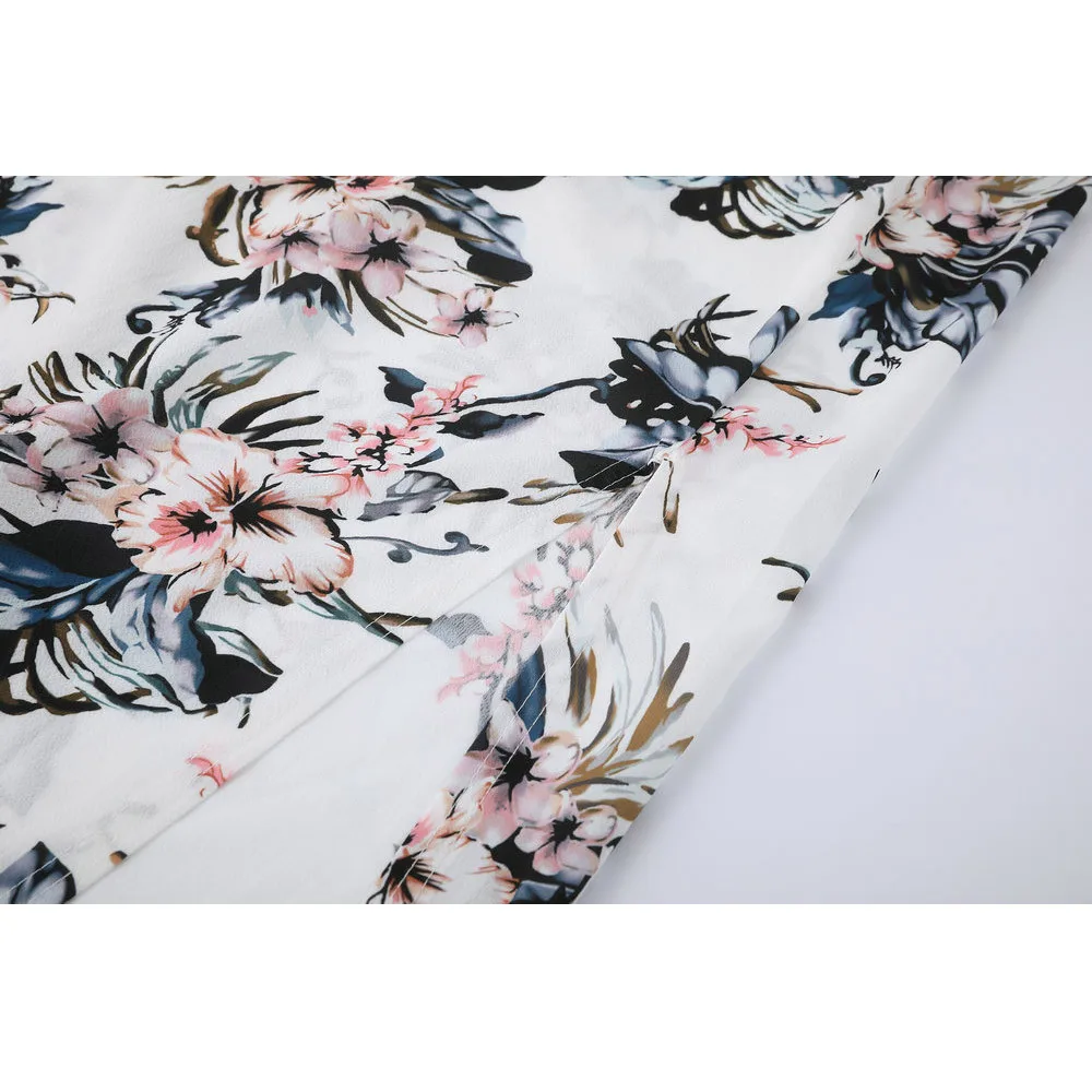 Женское богемное платье макси с открытыми плечами длинное пляжное разрезом и