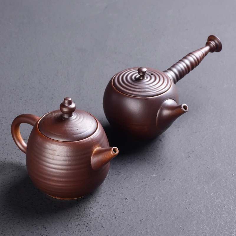 Фарфоровый китайский чайник винтажный простой Samovar Kung Fu кухонные аксессуары