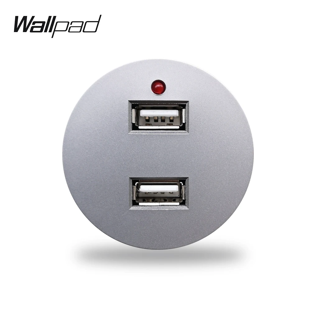Wallpad L6 5 цветов 2 4 А двойной USB порт для зарядки настенная розетка модуль