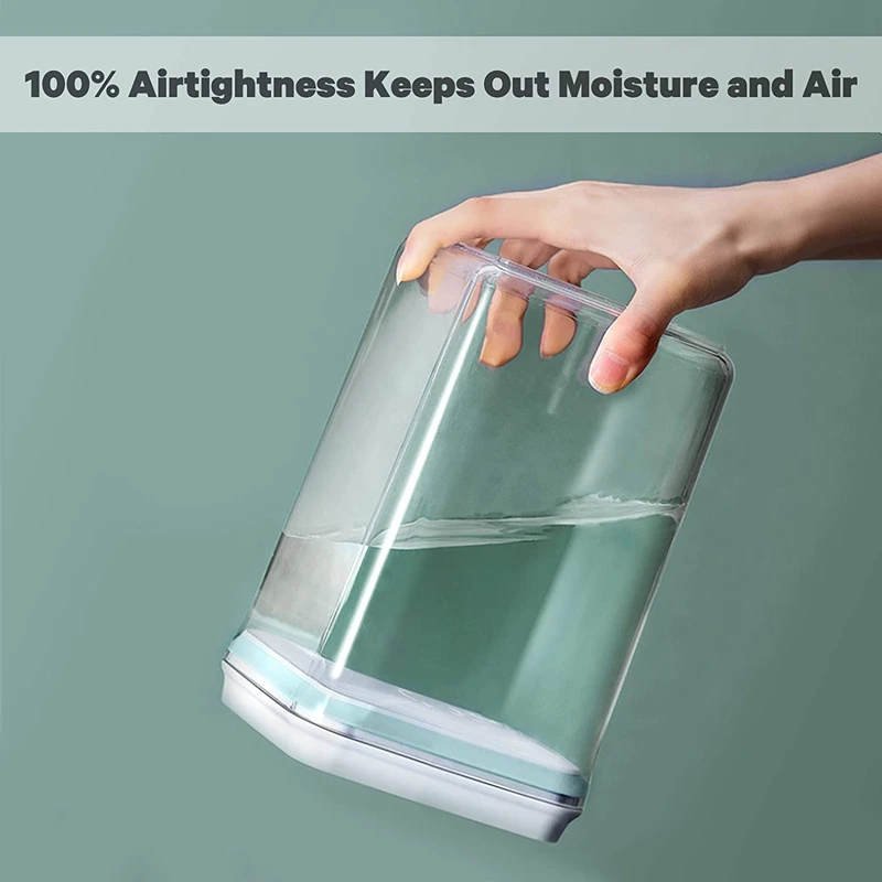 

Airtight Food Storage Containers, 5 PC Cereal Container Storage Set, Kitchen & Pantry Organization, Plastic Canisters