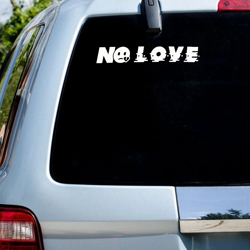 Наклейка No Love JDM наклейка на ноутбук с изображением грустного мальчика окон