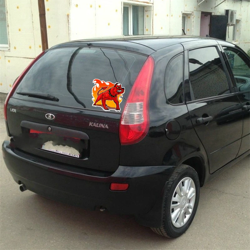 

Funny PVC Funny Angry Pitbull Car Motorcycle Sticker Funny Color Car Sticker Car Car Decal ZWW-0260, 15cm*14cm