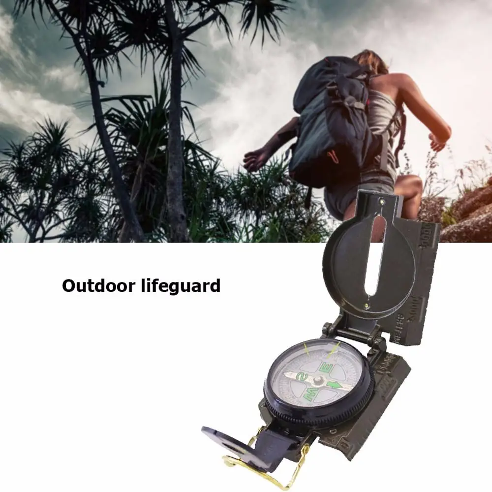 

Regulation Trip Precise EDC Hiking Survival Tactical Military Navigation Compass Expedition Tool Outdoor Survival