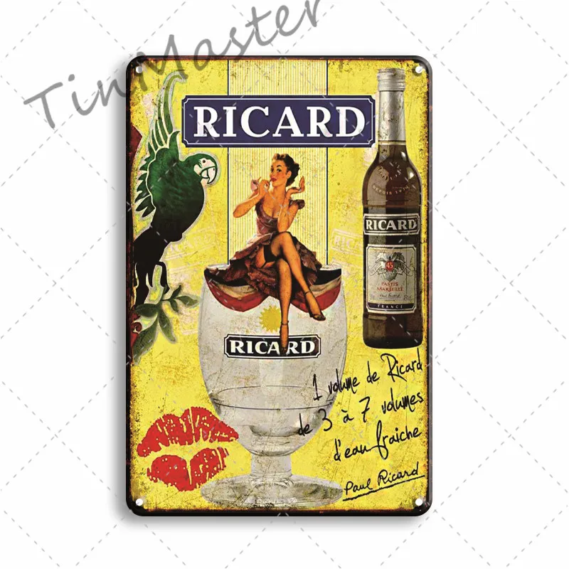 Пивной постер BACARDI винтажные металлические таблички жестяные знаки Mojito Martini