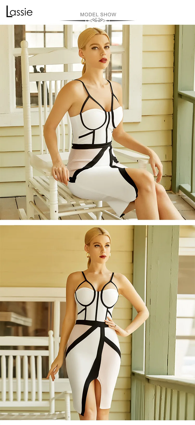 

Celebrities woman skirt sexy annual meeting small dress suspenders short skirt bandage dress banquet formal suit party geometry