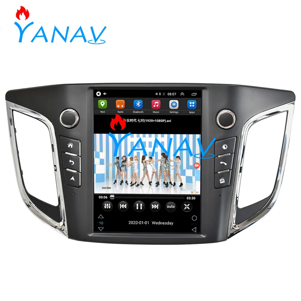 

32G 64G HD Vertical screen android system multimedia video radio player for Hyundai-IX25 2018+ navigation stereo