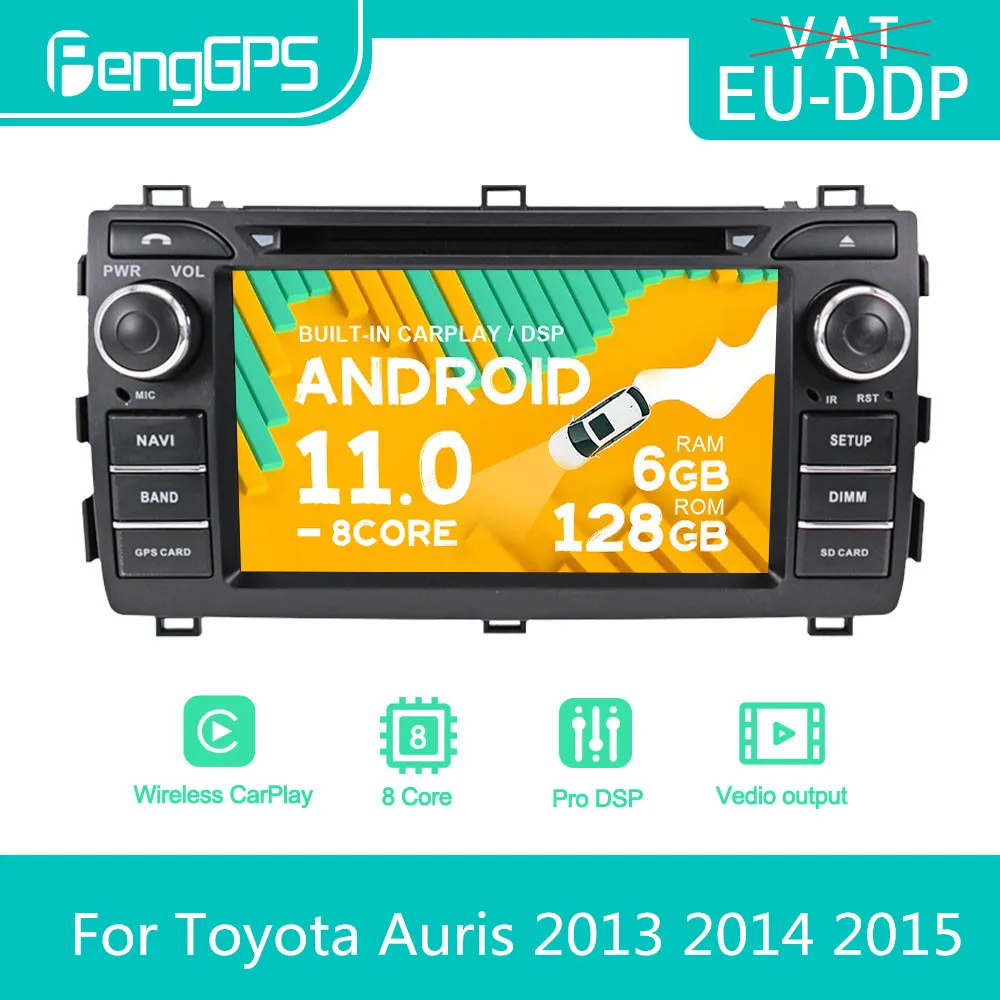 

For Toyota Auris 2013 2014 2015 Android Car Radio Stereo DVD Multimedia Player 2 Din Autoradio GPS Navi PX6 Unit Touch Screen
