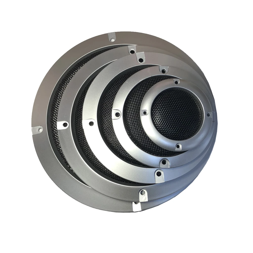 

2pcs Audio Speaker Cover 2 3 4 5 6.5 Inch Replacement Round Speaker Unit Protective Mesh Net Cover Speaker Accessories